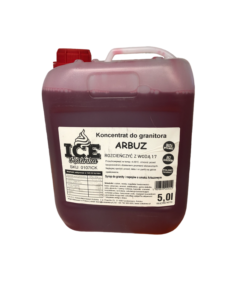 Sirup 1:7  Červený Melón