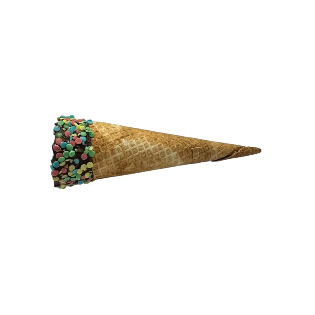 SUPERCONO s čokoládovou polevou a far. dúhovými konfetami