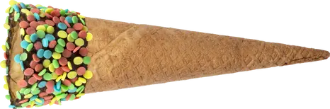 [1774] SUPERCONO s čokoládovou polevou a far. dúhovými konfetami